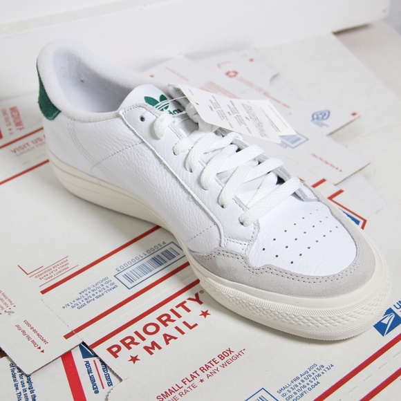 adidas Other - Adidas White Leather Continental Vulc Sneakers